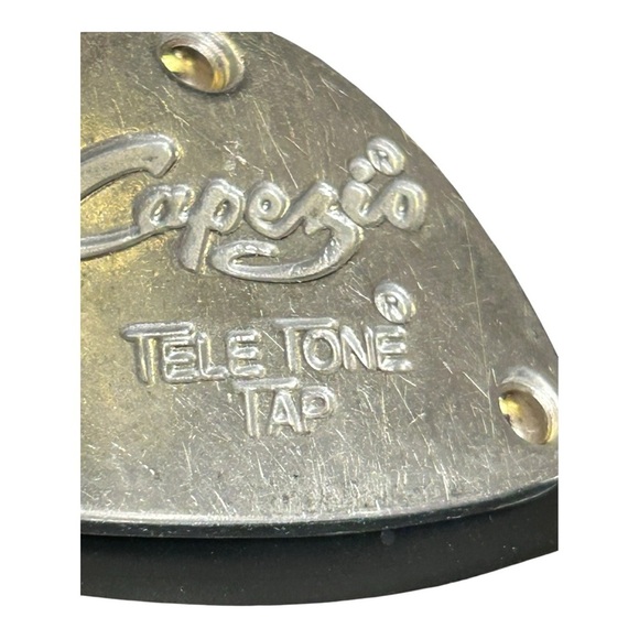 Capezio Girls Shuffle Tap Shoes – Size 10W – Black Leather – Pre-Loved - Picture 6 of 9